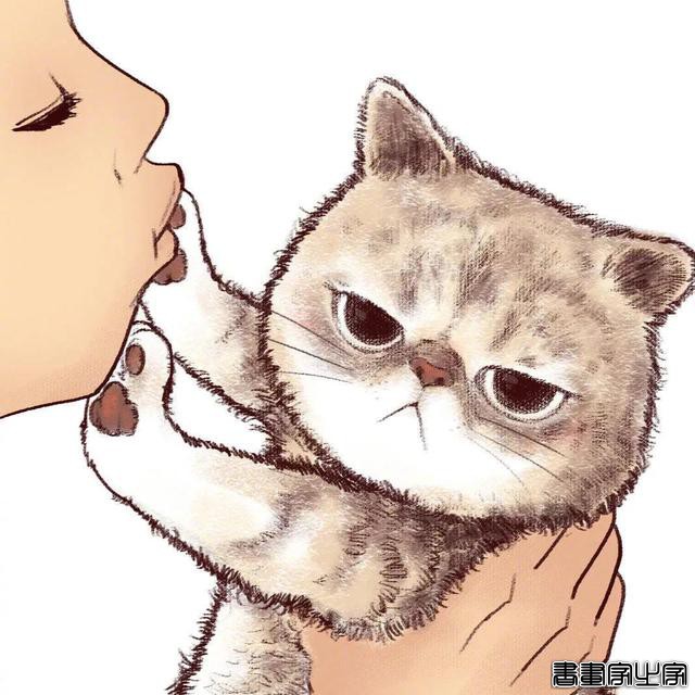 厉害的插画作品欣赏·你家的猫咪是不是也是这样-8.jpg