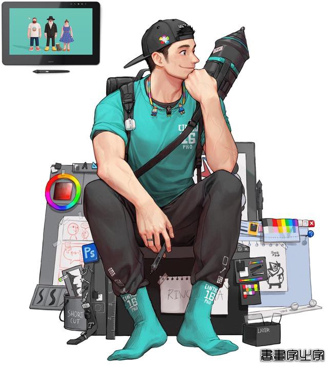 厉害了！脑洞大开，拟人插画欣赏 | 插画师Rinotuna-8.jpg