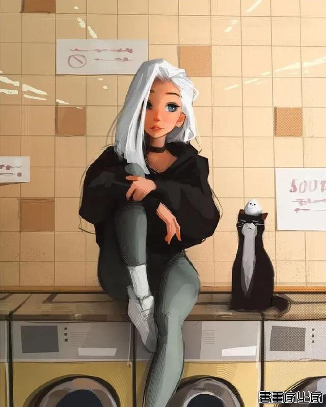插画Sam Yang IG:独特的画风壁纸头像，喜欢点个关注继续更新-7.jpg