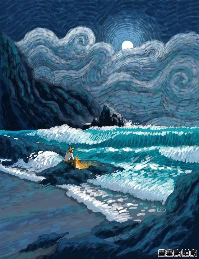 来自插画师 Alireza Karimi Moghaddam 画笔下的梵高-7.jpg