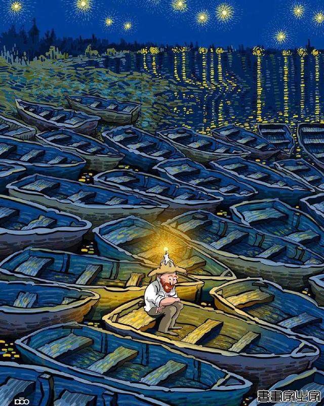 来自插画师 Alireza Karimi Moghaddam 画笔下的梵高-12.jpg