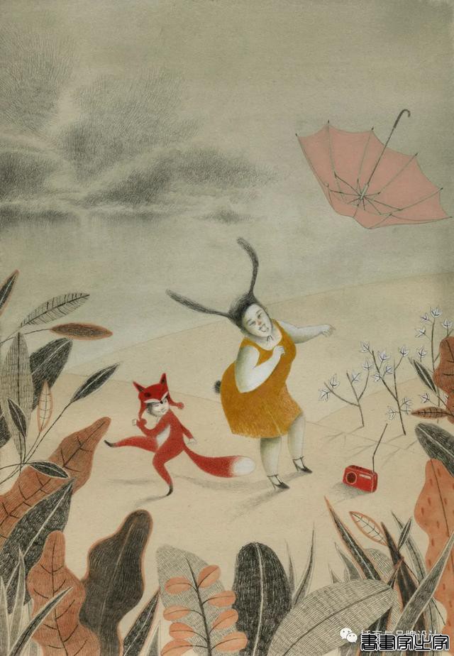 插画丨浓浓的手绘感，淡雅素净的色彩，带你走进静谧的童话世界-8.jpg