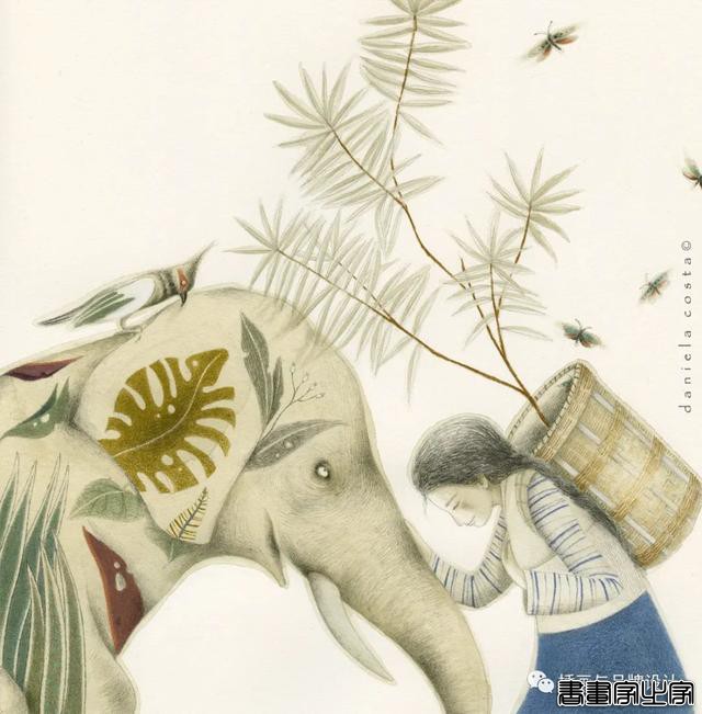 插画丨浓浓的手绘感，淡雅素净的色彩，带你走进静谧的童话世界-17.jpg