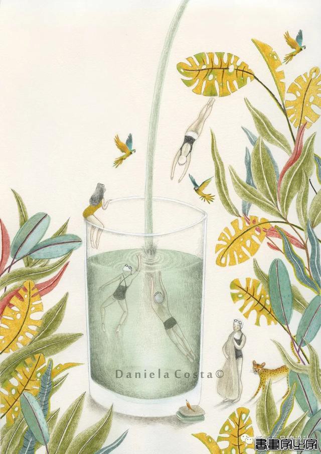 插画丨浓浓的手绘感，淡雅素净的色彩，带你走进静谧的童话世界-20.jpg