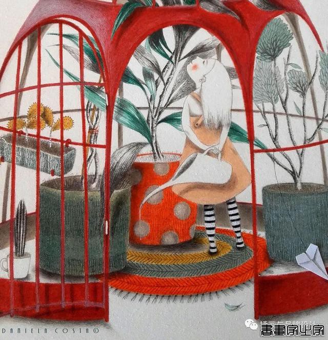 插画丨浓浓的手绘感，淡雅素净的色彩，带你走进静谧的童话世界-25.jpg
