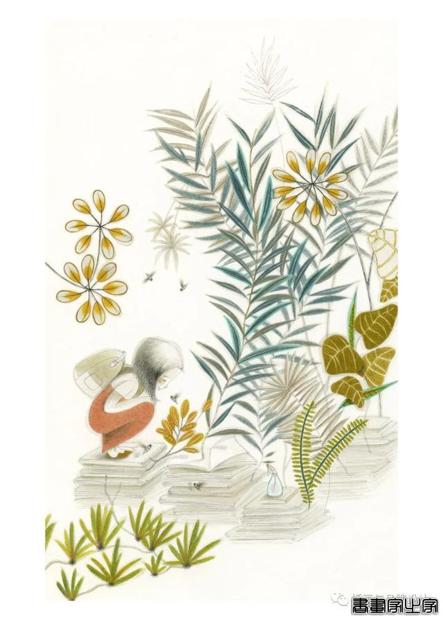 插画丨浓浓的手绘感，淡雅素净的色彩，带你走进静谧的童话世界-24.jpg
