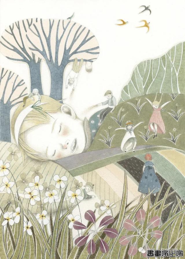 插画丨浓浓的手绘感，淡雅素净的色彩，带你走进静谧的童话世界-57.jpg