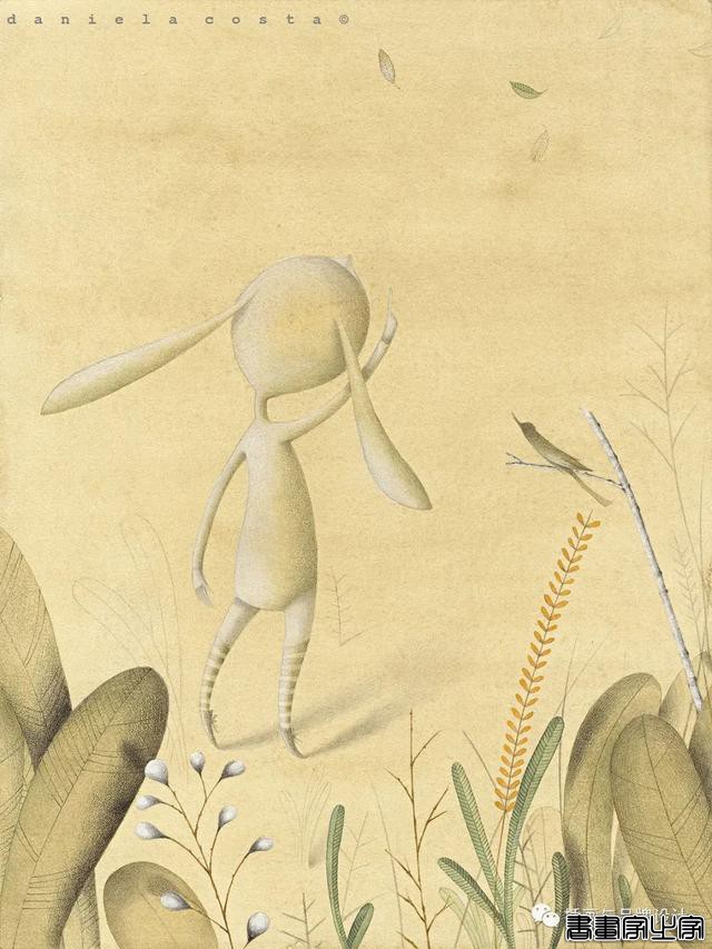 插画丨浓浓的手绘感，淡雅素净的色彩，带你走进静谧的童话世界-61.jpg