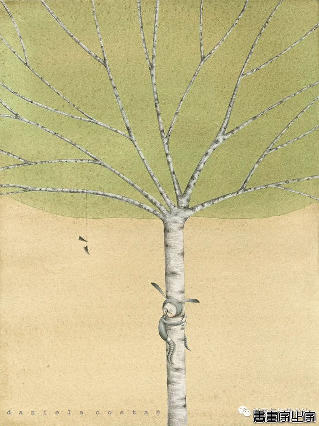 插画丨浓浓的手绘感，淡雅素净的色彩，带你走进静谧的童话世界-62.jpg