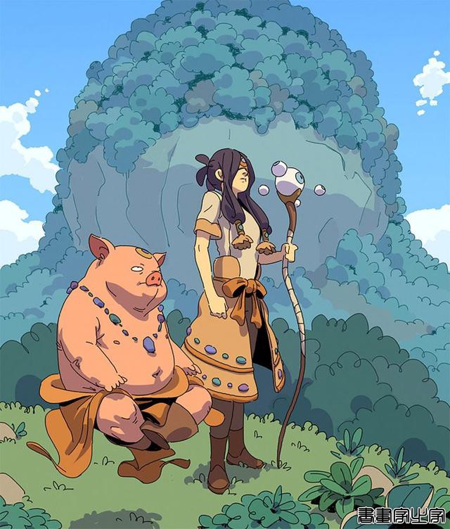 Varguy创作的宫崎骏风格的插画作品-11.jpg