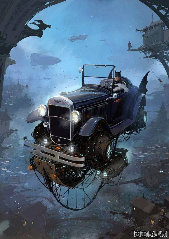 Alejandro Burdisio概念插画作品：飞翔的汽车-13.jpg