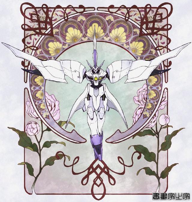 高达与花结合的唯美插画，你喜欢哪张？-12.jpg