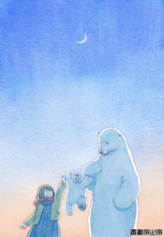 北极熊与小女孩，这组插画每一张都好温馨！作者：しろさめ ???-9.jpg
