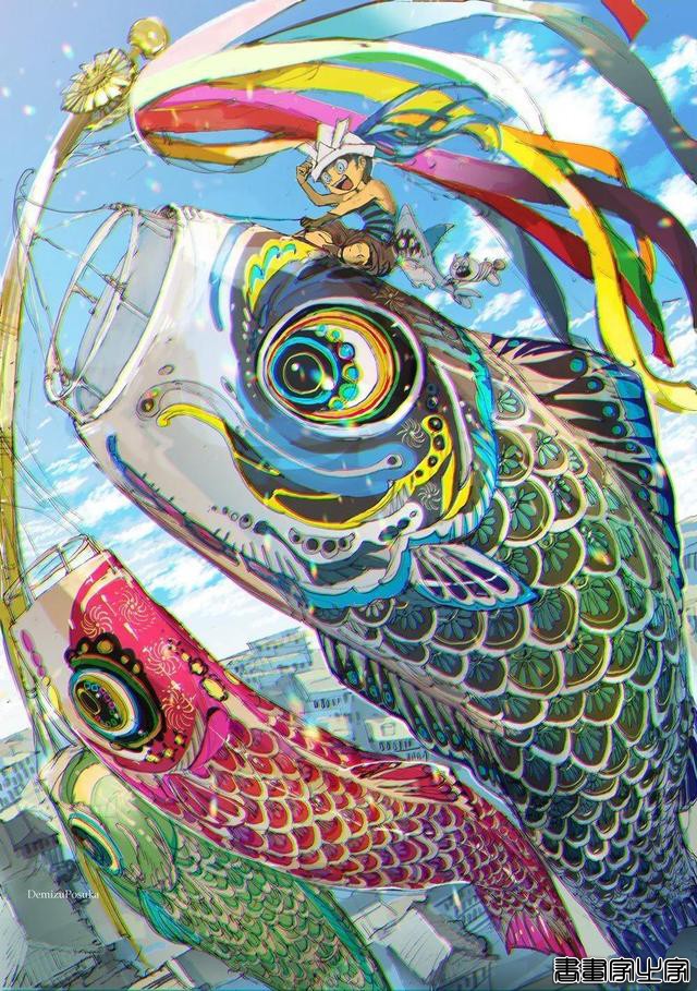 日本插画师 出水ぽすか笔下奇幻的世界，很有故事性-4.jpg