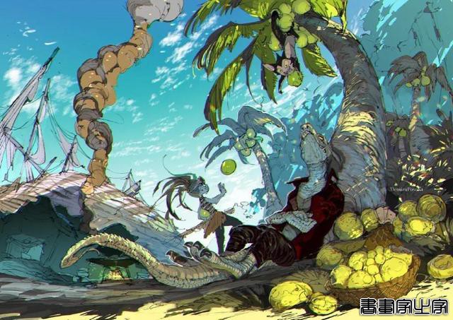 日本插画师 出水ぽすか笔下奇幻的世界，很有故事性-8.jpg