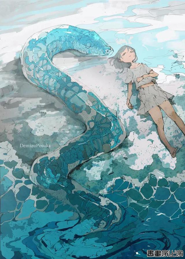 日本插画师 出水ぽすか笔下奇幻的世界，很有故事性-12.jpg