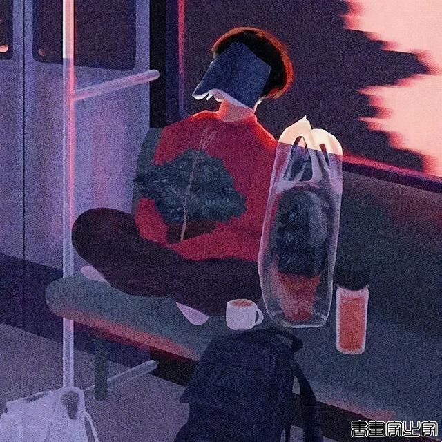 插画欣赏 | 小姐姐才不会刷到的充满人间烟火气息的温柔男头-24.jpg