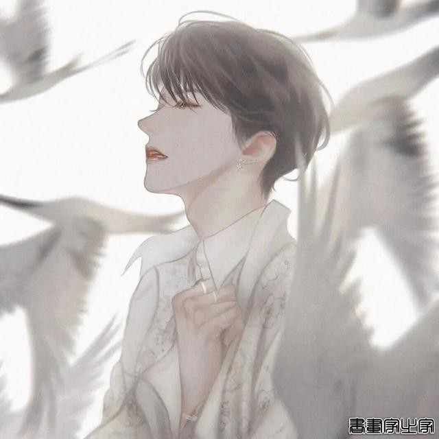 插画欣赏 | 小姐姐才不会刷到的充满人间烟火气息的温柔男头-26.jpg