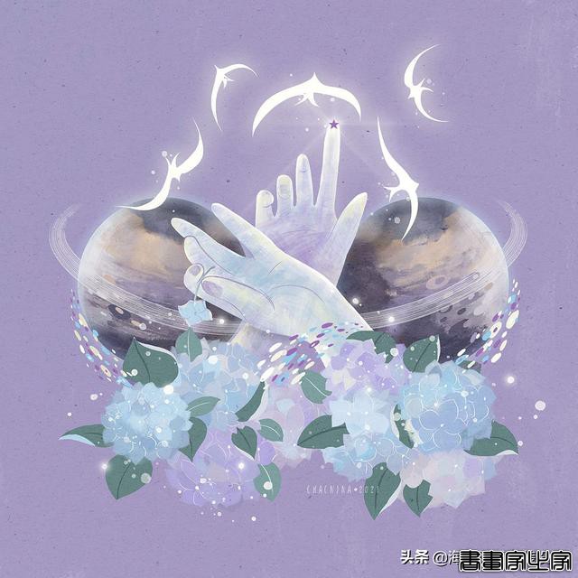 瑰丽梦幻的插画——星辰大海，每一张都唯美惊艳-6.jpg