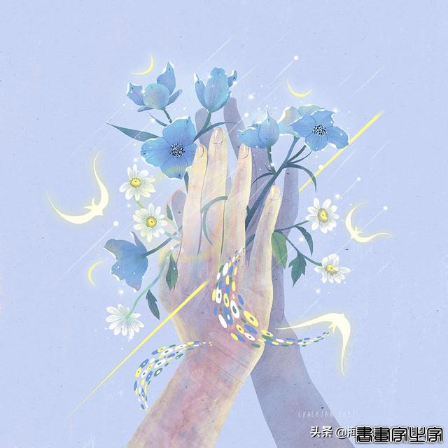 瑰丽梦幻的插画——星辰大海，每一张都唯美惊艳-5.jpg
