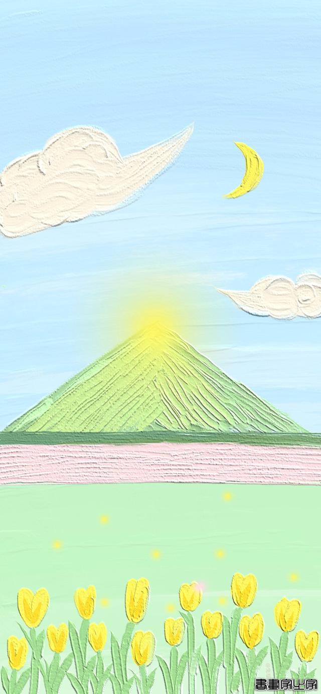 清新治愈插画，好喜欢这种质感的壁纸-11.jpg