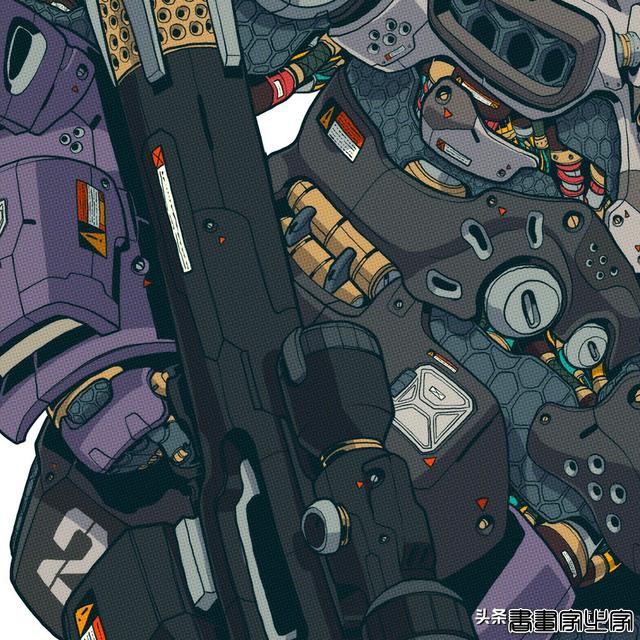 超酷的机械泰坦插画，每个细节都帅到爆-5.jpg