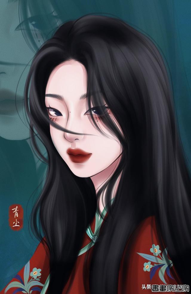 《金陵十三钗》玉墨人物形象插画，一眼万年-9.jpg