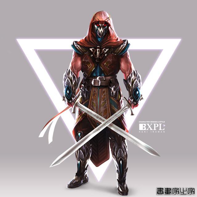 画面细腻的赛博朋克+机甲+科幻+时尚的精美角色艺术设计插画欣赏-11.jpg