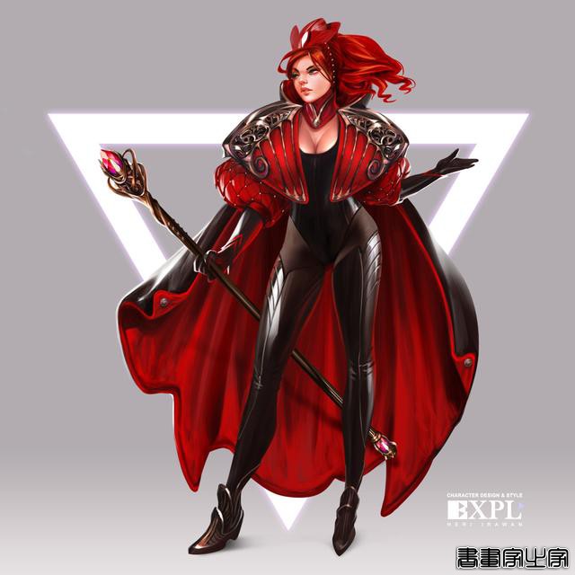 画面细腻的赛博朋克+机甲+科幻+时尚的精美角色艺术设计插画欣赏-12.jpg
