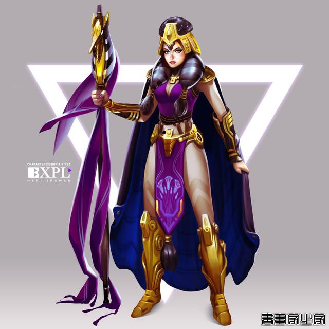 画面细腻的赛博朋克+机甲+科幻+时尚的精美角色艺术设计插画欣赏-23.jpg