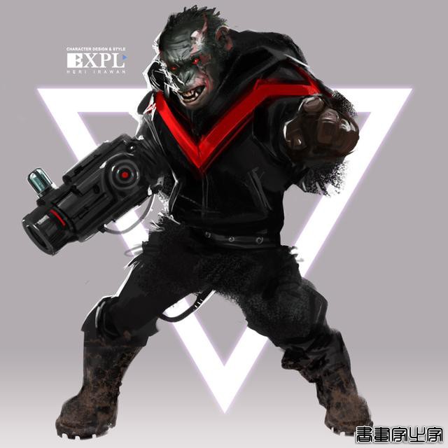 画面细腻的赛博朋克+机甲+科幻+时尚的精美角色艺术设计插画欣赏-22.jpg