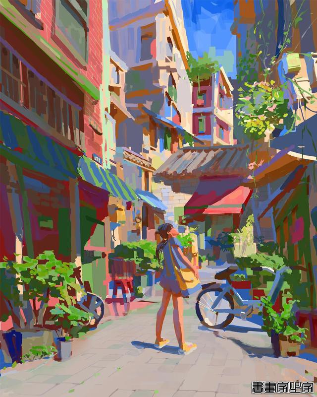 「插画欣赏」光影在他笔下活了-16.jpg