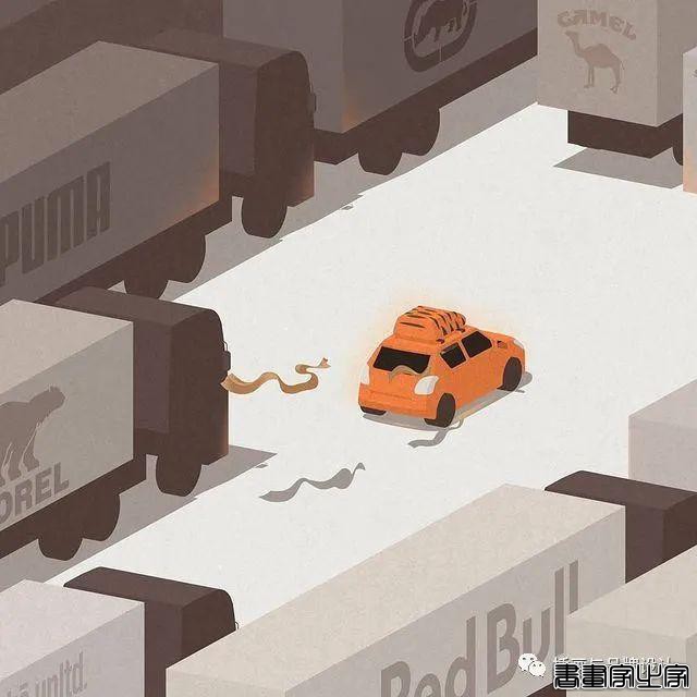 插画丨用扁平风造就高级感场景图，还不快来学习一下-31.jpg