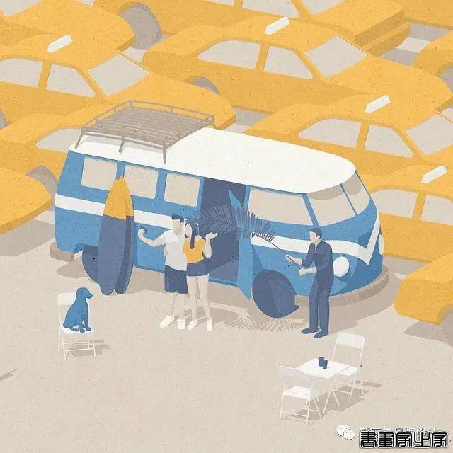 插画丨用扁平风造就高级感场景图，还不快来学习一下-39.jpg