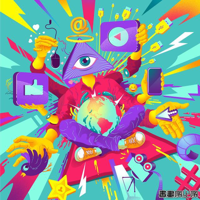 创意插画设计欣赏！丰富想象力-7.jpg