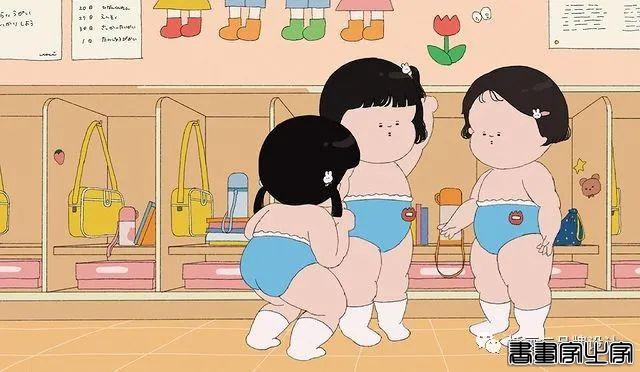 插画丨胖女孩儿也有春天，日本插画师将芭蕾舞女孩的慵懒日常点滴描绘得幽默又生动-34.jpg