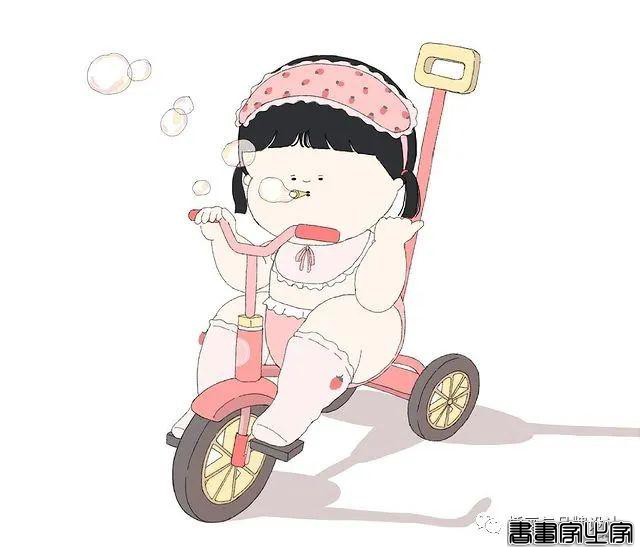 插画丨胖女孩儿也有春天，日本插画师将芭蕾舞女孩的慵懒日常点滴描绘得幽默又生动-41.jpg