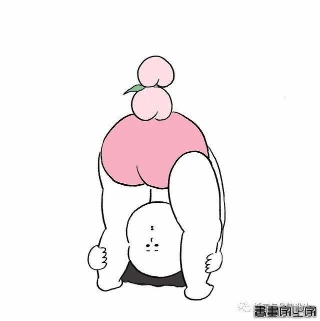 插画丨胖女孩儿也有春天，日本插画师将芭蕾舞女孩的慵懒日常点滴描绘得幽默又生动-42.jpg