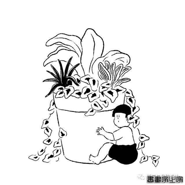 插画丨胖女孩儿也有春天，日本插画师将芭蕾舞女孩的慵懒日常点滴描绘得幽默又生动-46.jpg