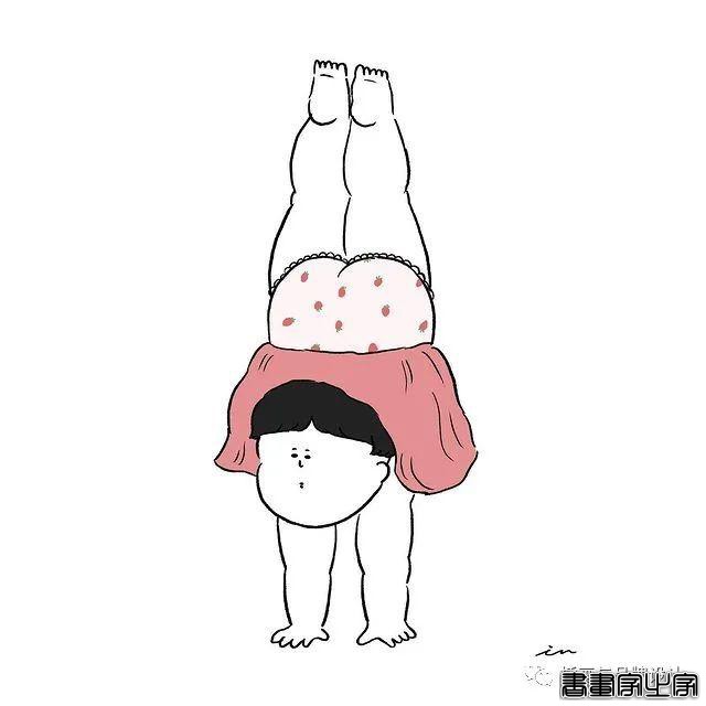 插画丨胖女孩儿也有春天，日本插画师将芭蕾舞女孩的慵懒日常点滴描绘得幽默又生动-52.jpg