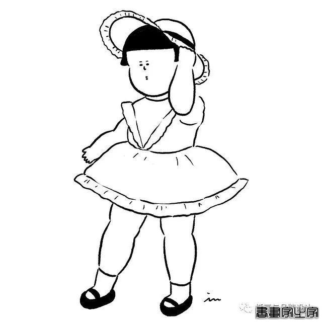 插画丨胖女孩儿也有春天，日本插画师将芭蕾舞女孩的慵懒日常点滴描绘得幽默又生动-59.jpg