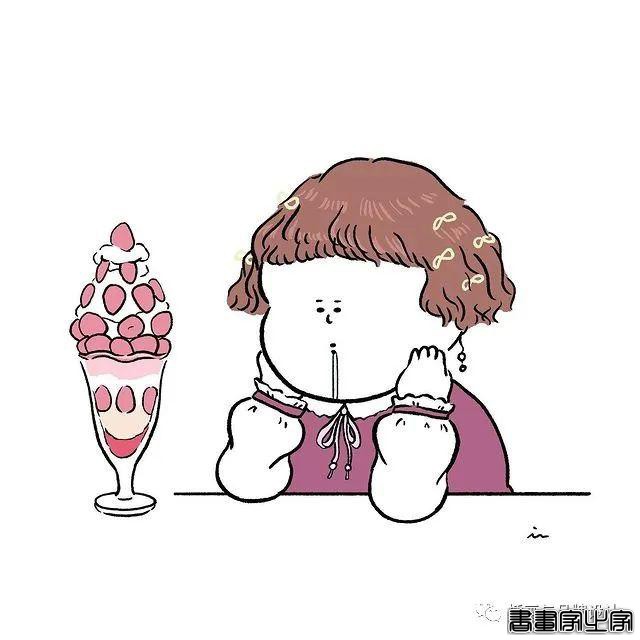 插画丨胖女孩儿也有春天，日本插画师将芭蕾舞女孩的慵懒日常点滴描绘得幽默又生动-65.jpg