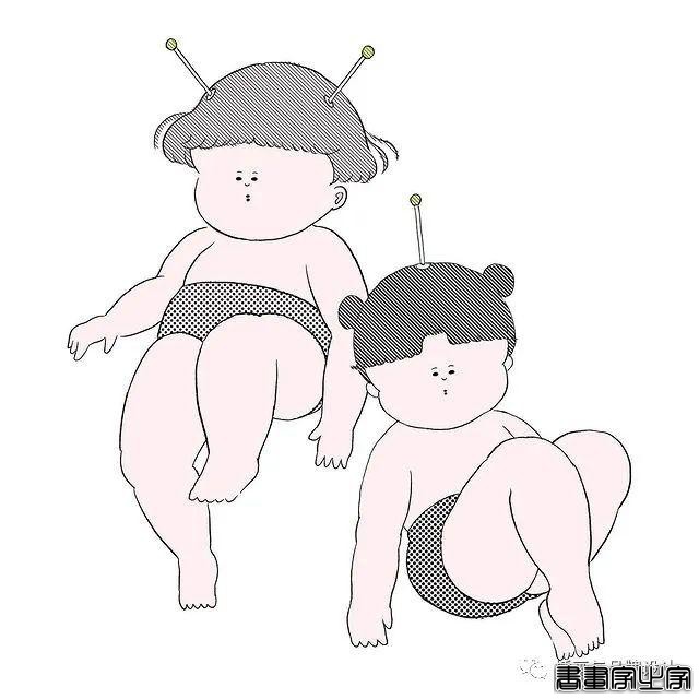 插画丨胖女孩儿也有春天，日本插画师将芭蕾舞女孩的慵懒日常点滴描绘得幽默又生动-68.jpg