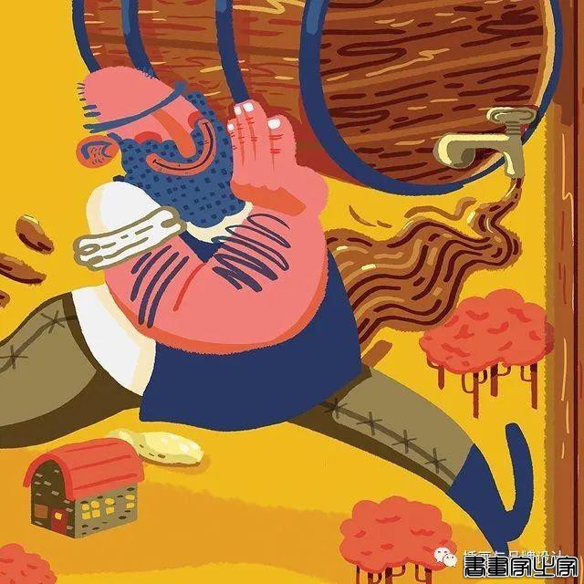 插画丨色块与几何元素构成的趣味扁平风插画，丰满又十分丝滑超级治愈-7.jpg
