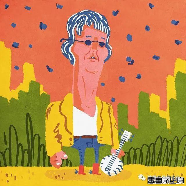 插画丨色块与几何元素构成的趣味扁平风插画，丰满又十分丝滑超级治愈-8.jpg