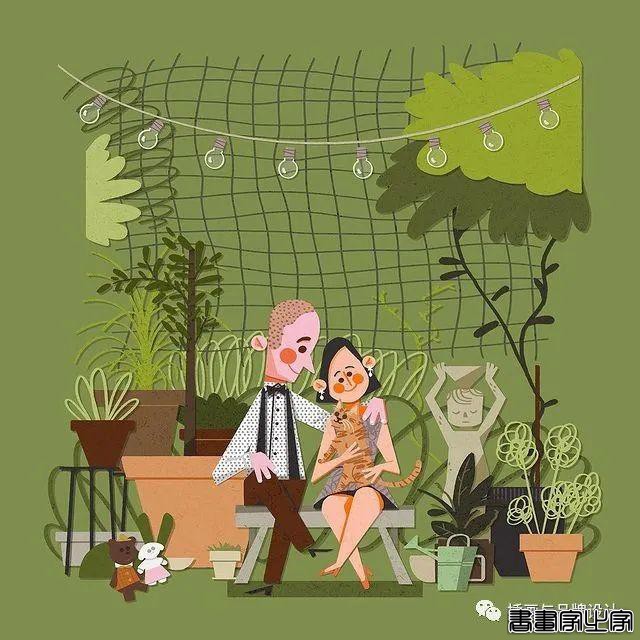 插画丨色块与几何元素构成的趣味扁平风插画，丰满又十分丝滑超级治愈-14.jpg