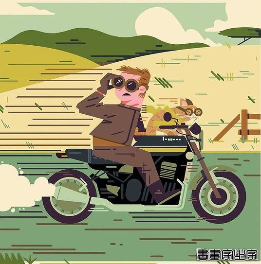 插画丨色块与几何元素构成的趣味扁平风插画，丰满又十分丝滑超级治愈-31.jpg
