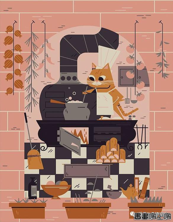 插画丨色块与几何元素构成的趣味扁平风插画，丰满又十分丝滑超级治愈-28.jpg