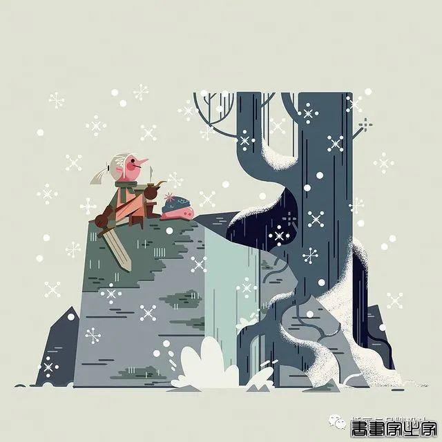 插画丨色块与几何元素构成的趣味扁平风插画，丰满又十分丝滑超级治愈-54.jpg
