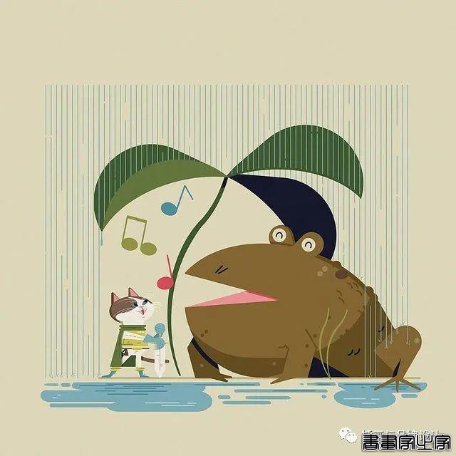 插画丨色块与几何元素构成的趣味扁平风插画，丰满又十分丝滑超级治愈-53.jpg